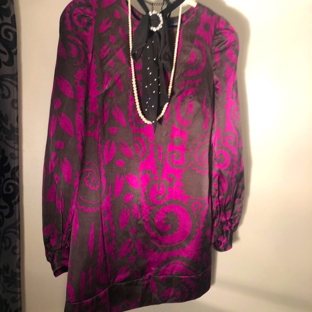 French Connection Long Sleeve Cocktail Dress